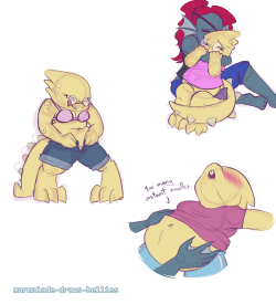 marmalade-draws-bellies:some chubby alphyne because i’m a little down today and needed to draw some cute shit