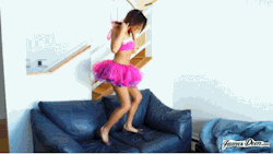 dreamiedaddy:So many little girls are such bouncy little things…They like bouncing on couches.They like bouncing on beds.They like bouncing on trampolines.They like bouncing in bouncy houses.They even like bouncing on the ground when they are excited.Even