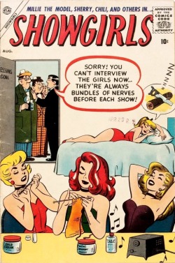 mudwerks:    Showgirls #2 (Atlas, 1957) Dan DeCarlo cover and art. Stan Lee stories. Last issue of the title.  