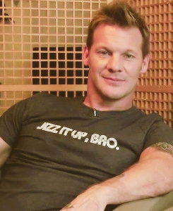 Nice shirt Jericho! I need one but that says &ldquo;Jizz me up, bro&rdquo; Perfect!