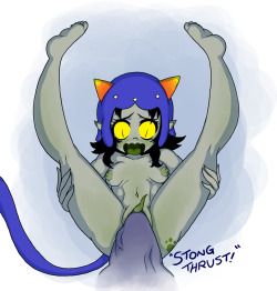 dmxwoops:  nepeta another pronstuck while