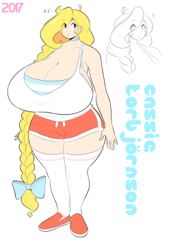 theycallhimcake:  Gotta kick off the year the right way, with a new Cassie ref… with an updated design! I wanted to make her a bit easier to draw, as well as give her a hairstyle that makes more sense, but still sorta keeping the silhouette. The classic