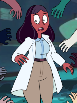 eyzmaster:  Steven Universe - Dr. Priyanka Maheswaran 01 by theEyZmaster I really wanted to draw her for quite a while. But you know.. Peridot happened.Dr. Maheswaran’s got it going on~    &gt; .&lt;