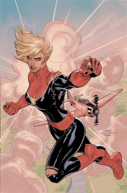 comicsareart:  Captain Marvel by Terry Dodson