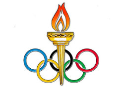 Olympique  La Flamme Olympique Est L'un Des Symboles Emblématiques Olympiques