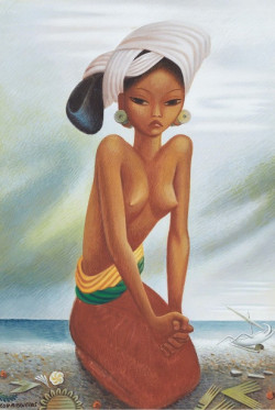   Balinese Woman, by Miguel Covarrubias, via La Conchiglia Di Venere  