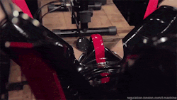 story-boi:  “You want to cum…” My insides felt so slick… “The machine makes you horny…” My pussy made wet sounds as it was filled… stretched… “You want to cum…” But I c-can’t! I’m locked in this infernal cage! “Only good