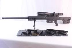gunrunnerhell:  Noreen Bad News Usually associated and known for their single-shot bolt-action 50 BMG rifles, Noreen released the Bad News series of rifles a couple of years ago, patterning them around the AR-15/AR-10. However, they went up on the caliber