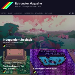 retronator:  New ‘issue’ of Retronator Magazine is out (can I call it an issue every time I add an article?):https://medium.com/retronator-magazineThe new feature is about the Independent Games Festival nominees and honorable mentions that got announced