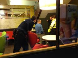 fuckluckycharms:  This is a drunk guy in a McDonalds in town stuck in a baby chair fucking love Ireland 