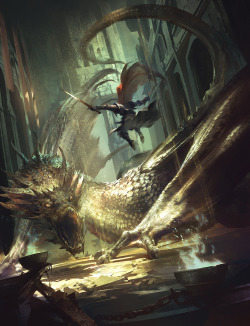 cyrail:  cinemagorgeous:  Battling dragons, by artist Marat Ars.