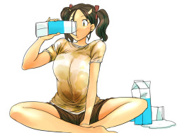 xthehentaiprincess:  &ldquo;Wha?! Out of milk already? This isnt nearly big enough..&rdquo; 
