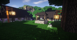 mage-of-rage:  Server: arvendawn Town: Faebury just an appreciation post for my minecraft town. It may be the biggest one on the server but it never lost its cute little fairy village charm.