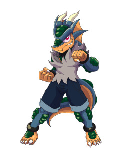 felipeyuski:  A concept art using a normal Rocky, with Rockstar version color esque. Was too lazy too draw another Rocky just show the colors to Nazuu color the covers. =P