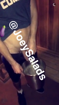 male-celebs-naked:  screenshot of a video from @Ryanxxxedge when he was with Joey salads. he immediately deleted the video after posting