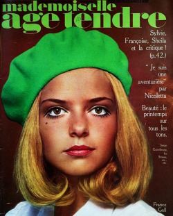 France Gall / Madmoiselle Age Tendre magazine, March 1968