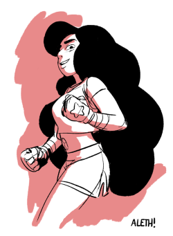stevencrewniverse:  aromanillos:  wanted to doodle a quick Stevonnie before I left work. blorp  From character designer Aleth Romanillos 