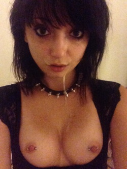 cumfacecuties:  baby-natalie:  after BJ selfie  I’m almost certain I’ve reblogged this before, but this girl is so adorable I just have to do it again.
