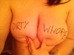 daddy-and-his-naughty-girl:  Having fun naughty playtimes with my whore.Â   &ldquo;Dirty Whore. Daddy&rsquo;s Dirty Fuck Toy.&rdquo; marvelous&hellip;