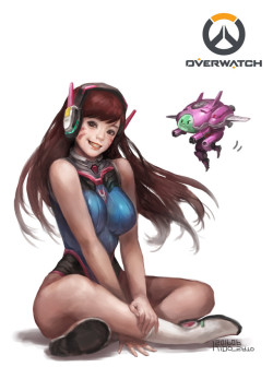 art-of-cg-girls:  Overwatch Fan art by Kim Eul bong