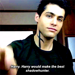 harry-shum: Which cast member would be the best shadowhunter? 