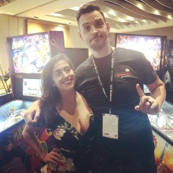 Had a great time today at the @sternpinball lounge at #SDCC! Finally got to meet @dead_flip! Go check it out this weekend! (at Marriott Marquis San Diego Marina)