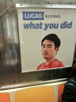nerdgasm-maximus:  OH MY FUCKING GOD! I’ve been seeing these ads on the subway for the past month and I STILL have NO FUCKING IDEA what they’re advertising?!?! 