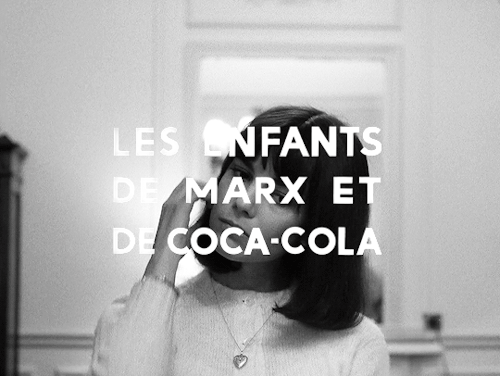 benafflecks:  This film should be called ‘The Children of Marx and Coca-Cola’.Masculin  Féminin   (1966, Jean-Luc Godard) 