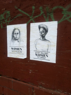 cognitivedissonance:  ohshititsar:  senor-bizarro:  crimson-firecat:  naamahdarling:  painkillerscoffeeandcathair:  tundrakatiebean:  exquisitedialectics:  fazstreetart:  Commentary. In February, I posted two pieces in Bed-Stuy on Tompkins and Halsey.
