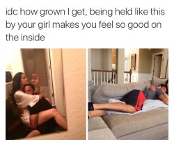 blackhipstergirly:  escoboomin:  Factual  Lol I get mad when niggas try to lay on me. I be like let me lay on your chest! Like you can lay your head on my shoulder but you can’t text back in a timely fashion