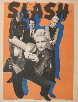 Zombiesenelghetto:  Siouxsie And The Banshees, Slash Magazine, November 1978 