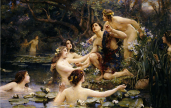 Lesfleursdelart:  Water Nymphs, Henrietta Rae (1909) 