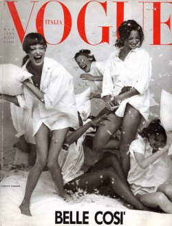 lelaid:  Linda Evangelista, Naomi Campbell, Amber Valletta, Shalom Harlow, &amp; Christy Turlington by Steven Meisel for Vogue Italia, May 1993 