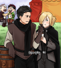 superspicy: I’m not surprised if it’s viktuuri but Rebecca also pay attention to  otayuri and she definitely KNOWS what is going on ( ͡° ͜ʖ ͡°) after the  madness I’m sure pfft. I’ve seen like 4 or more otayuri Steven Universe AU but no