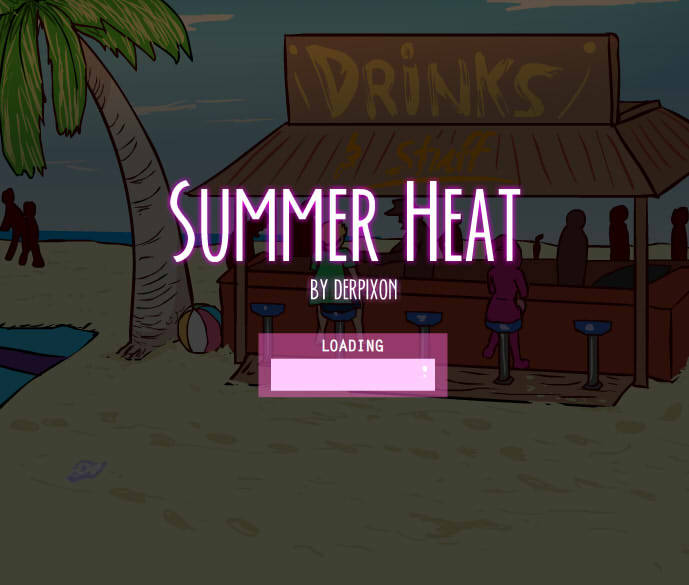 derpixon:  Summer Heat   Just one of the many reasons why Pixen can’t relax during