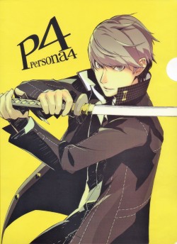 jii-ro:  Scans of Persona 4 clear files drawn by Shuji Sogabe.  Sorry, my bad. Last one is Soejima’s. I wasn’t paying attention when I was uploading the scans! 