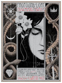 stagandserpent:  Poster for Profound Lore SXSW 2011 Showcase (2011)  Ama