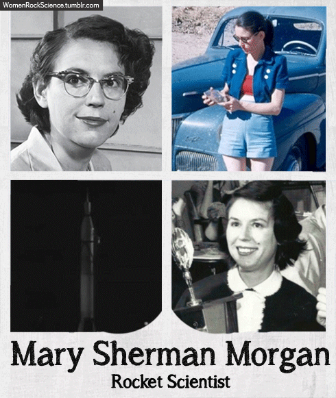 XXX womenrockscience:  Meet Mary Sherman Morgan, photo