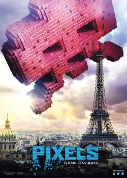 Filmhabits:  Pixels - Posters Starring Michelle Monaghan, Adam Sandler, &Amp;Amp;