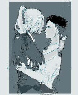 rynezion:I had many yoi feelings lately, was also considering whether going back to sketching/lineart would fix some of the lack of flow in my art latelyor I’m just thirsty for smoochies who knows 