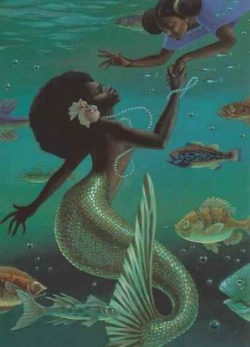 tery-m:  La Sirène (La Baleine) Rada Loa &amp; Reine de la mer Femme de Maître Agoué 