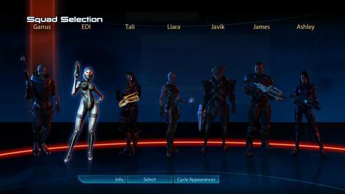 Going to try something new.  Vote on the squad members that accompany Shepard on her next mission.Vote - http://goo.gl/G3mc1hResults - http://goo.gl/32p4NP  Update:  Ashley and Liara it is!