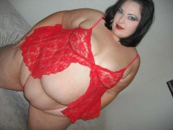 likefat1:  Big beauty in a red teddy #lingerie #bbw www.likefat.com