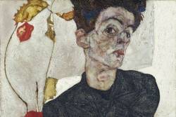 paintmedownsir:  self portait Egon Schiele