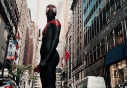 nikolasdraperivey:  x3rk:  nikolasdraperivey:  “Maybe the costume is in bad taste.” -Miles Morales   Cinematic Miles Morales-Ultimate Spider-Man 2 Photoset 2 (with better edits) This still isn’t half of the pictures taken. I hope you enjoy!  Based