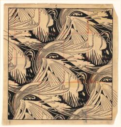 redlipstickresurrected:Koloman Moser aka Kolo (Austrian, 1868-1918, b. Vienna, Austria) - Patterns for Ver Sacrum, 1899  Drawings: Graphite, Ink on Paper Drawings