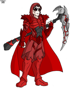 The villain from my newest Godzilla Warriors book on Wattpad; Red, the Demon Lord of Zenith. He’s based on Red from the Godzilla NES Creepypasta.