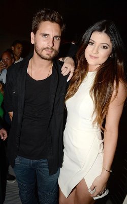 norela10:  Kylie &amp; Scott at the Sugar Factory grand opening yesterday