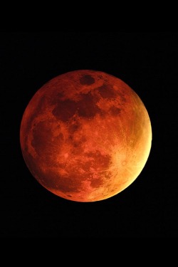 thebeatlesordie:  rufiozuko:  orbitalencounters:  Total lunar eclipse for the Americas on April 14th 15th 2014    Still happening right now!! Watching it from my window as I blog and listen to Zeppelin. Its so beautiful ;_;   So jealous&hellip;it was
