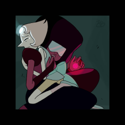 spinelstar:  “Pearl, there’s only one way out of this.” “Only if you’re okay with it.” Also I made it into a quick gif because why not: 